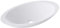 Sogood Lavabo vasque à poser blanc mat 60cm lave main Colossum802 59,3x35,1x10,7cm