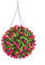 Best Artificial TULIP Flower Ball Lush Long Leaf Topiary Grass (28cm, Pink)