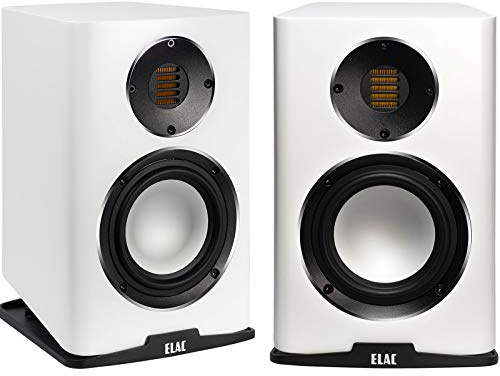 Elac Carina BS243.4 Regalboxen, satiniert, Weiß