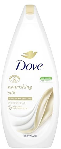 Dove Pflegendes Silk Body Wash Mikrobiom-Sanft für weichere, glattere Haut nach einer Dusche, 720 ml
