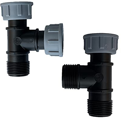 STEMAX-Wassertechnik: TAVLIT PP-Verteiler Fitting mit O-Ring, T-Stück 1, Größe: IG x IG x AG