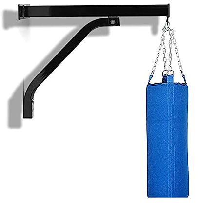 FZYE Schwere Boxsack-Wandhalterung, Boxsack-Rack Platzsparender Sandsack-Aufhänger T-förmiger Aufhänger mit 800 kg Belastung für Fitnessstudios ohne Sandsäcke (Color : Black, Size : 60x