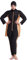 Burkini Damen Muslim Übergröße Frauen Muslimische Bademode Islamisch Arabisch Jilbab Langarm Schwimmoberteile Built in Bra+Schwimmhose+Hijab Kopftuch Khimar 3tlg Ganzkörper Schwimmanzug B#Schwarz XL