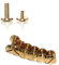 Vite a nastro 8mm×3mm, vite in pelle, vite artigianale, rivetti in ottone, chiodo di Chicago, chiodo della borsa del perno, testa dell'arco, rivetto vuoto