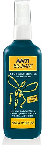 Anti Brumm Ultra Tropical Pumpspray, 150 ml: Insekten-Repellent für effektiven Schutz gegen Mücken und Zecken, Mückenspray mit DEET