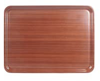 METRO Professional Serviertablett, Sperrholz, 60 x 45 cm, rechteckig, braun