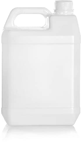 AC – Garrafa translucido – Fabricado en plástico – Apto para Uso alimentario, almacenaje y Transporte – 5 litros