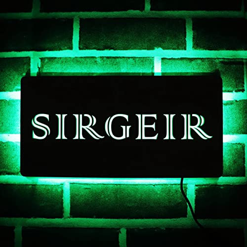 soulglass Gamer Tag Leuchtreklame, Holz Gamer Tag-lichtschild, Gamer Tag Schild, Spielzimmer Schild Personalisiert, Benutzerdefinierte Gamer Tag LED, Gamer Raum Leuchtreklame