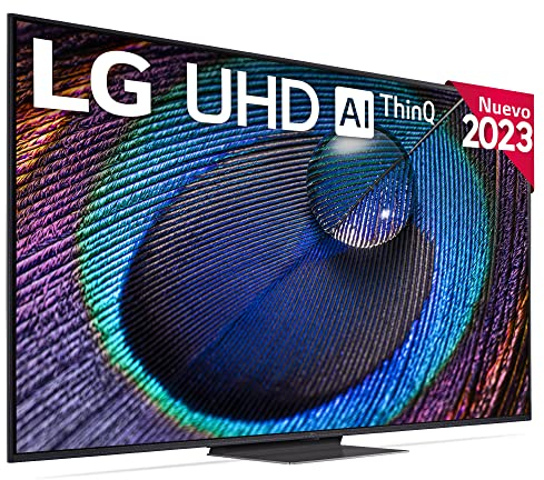 LG 65UR91006LA 65, 4K UHD, Smart TV, HDR10, webOS23, Serie 91, Procesador Alta Potencia, Dolby Digital Plus, Alexa/Google Assistant