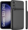 Battery Case for Samsung Galaxy S23,4800mAh Extended Backup Battery Charging Case for Samsung Galaxy S23 5G 6.1 Rechargeable External Power Bank Charger Case,Black