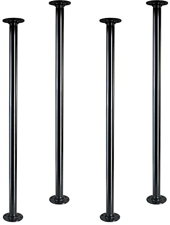 IAKAEUI 4 Pack Industrierohr-Tischbein-Set Metall Tischgestell Pipe Möbelfüße - Industrie für Schreibtische, Nachttische Individuelle Vintage-Tische und Möbeldekorationen - 76.2cm/30inch