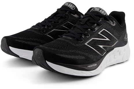 New Balance Herren Laufschuh M680LK8 Nero/Bianco Nero 40.5 EU