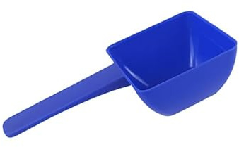 Rightpak 30ml 25 Pieces Blue Measuring Dosing Spoons, Resuable Handles Plastic Scoops | Ideal for Liquids, Powders, Granules, Spices, Home, Kitchen, Catering, Healthcare, Fitness