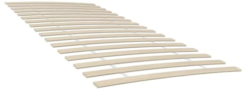 vidaXL Lattenrost Ersatzbettgestell 2 STK., Rolllattenrost mit 34 Latten Holzlatten, Rollrost Bettrost Zusammenklappbar, Lattenrost Roll-Latten mit Kurve, 90x200cm