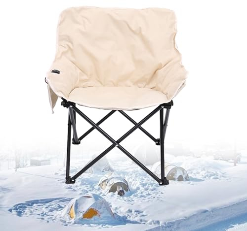 Beheizter Campingstuhl, übergroß, Tragbare Beheizte Klappstühle Für Den Außenbereich, Beheizter Klappstuhlsitz Trägt 420 Pfund, Heizstuhl Für Outdoor-Sport, Camping, Terrasse Und Picknicks,Pink-XL