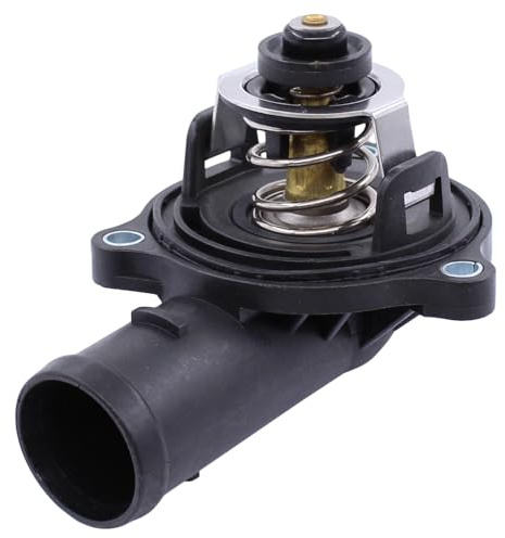 Thermostatgehäuse Kühlmittel Thermostat Gehäuse Kühlmittelsensor Dichtung Kühlmittelthermostat Kühlwasserthermostat Sensor mit Dichtring für Touareg 7L Phaeton A4 B7 A6 4F A6 C6 A8 D3 4E Q7 4L 2.7 3.0