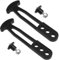 EMSea 2PCS 3 Holes T Shaped Rubber Buckle Rubber Retaining Latch Band 15.2cm Black Rubber Boat Telescoping Ladder Strap Compatible with Yamaha AR SX LX