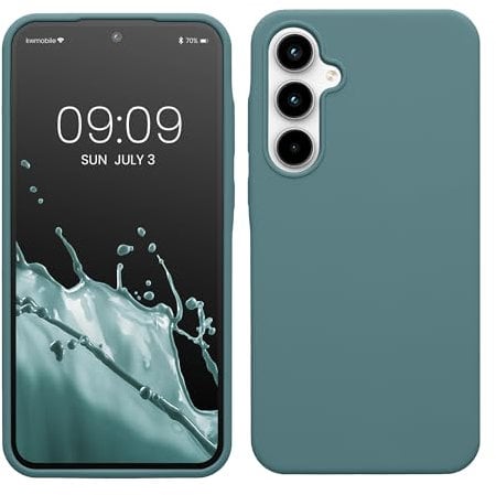 kwmobile Housse Compatible avec Samsung Galaxy A35 Coque - Housse de téléphone Protection Souple en TPU Silicone - Arctic Night