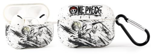 LEWOTE Kompatibel mit Apple Airpods Pro (2nd/1st Generation) Schützende lustige Nette Cartoon Case Abdeckung mit Schlüsselanhänger (Shan Ye)