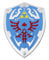 Fantasy Foam Sword Legend Master Prop Game Costume Hylian Link Sky Kirito Shield Breath of Wind Halloween Birthday Weapons, Schild hellblau, 51 cm