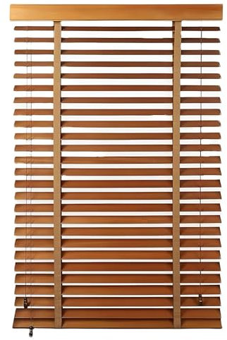 Massivholz Jalousien Mini Jalousien 30cm 45cm 60cm 75cm 90cm 100cm 105cm 120cm 135cm 150cm 160cm Lichtschutz Wärmedämmungsvorhänge Für Schlafzimmer, Terrasse, Büro