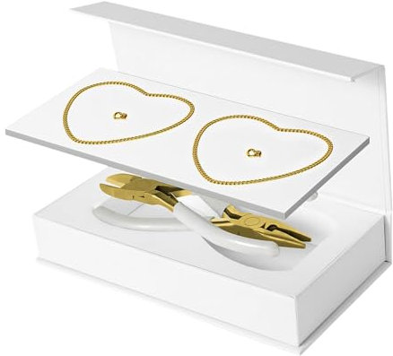 Perfeclan Permanentes Armband-Set, Geschenke für Paare, leichtes Armband-Herstellungs-Set, Schmuck, für Valentinstag, Hochzeit, Strand, Geburtstag, Gold
