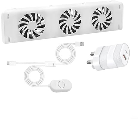 FACAIIO Radiator Fan, Smart Radiator Fan Radiator Fan Booster Extension Set For Fireplace And Radiators, For Increase The Heating Efficiency And Save Energy