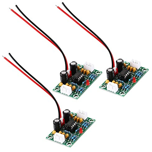 Gvvsjgdbis 3X Mini Preamp Op Amp Module Amplifier Dual Channel NE5532 Preamplifier Tone Board 5 Times Wide Voltage 12-30V