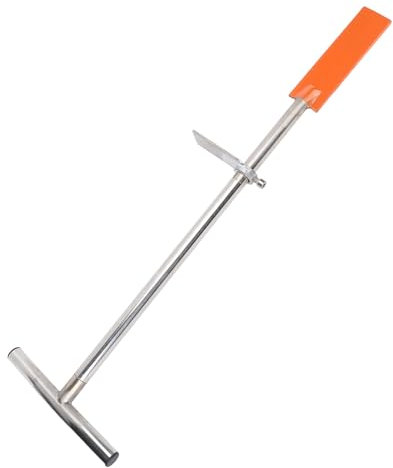 Fockety Lampen -Pflanzer -Garten -Sod -Plugger, Edelstahl -Spatenschaufel mit T -Griff, Leicht zu Greifen, Mühelos Pflanzen, Zum Pflanzen von Federblumen, Bettwäschepflanzen, Tulpen,