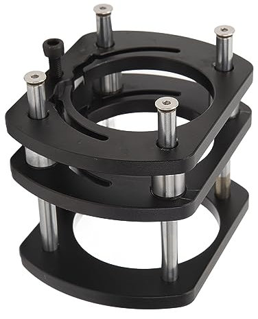 Router Lift, Router Lift Router Lift Base, Aluminum Alloy Router Lift System Table Base with 4 Jaw Clamping Metal Router Lift System Kit for Woodworking Engraving