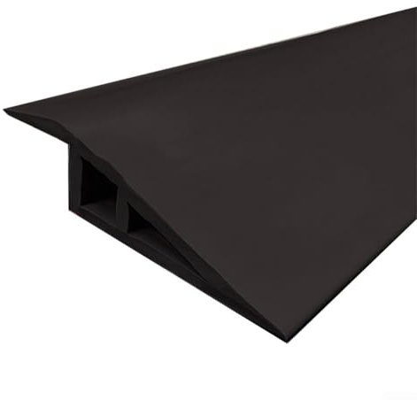 Selbstklebende Kantenleiste für Teppichboden, PVC, Übergangsstreifen, Schweller, Tür, Abschlussleiste, Laminat, Bodenleiste, Schweller, Übergänge, schwarz