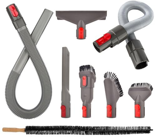 RTop Kit de Nettoyage et Brosse de Fixation pour aspirateur Dyson Gen 5 V15 V12 V11 V10 V7 V8 Absolute Detect Cyclone Fluffy Mattress Outsize Kit d'accessoires de Rechange