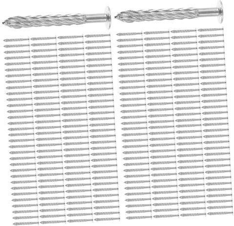 COSMEVIVI 100pièces Clous à Moquette Fixations à Expansion Pour Tapis Accessoires De Bricolage Pour Sols Et Escaliers