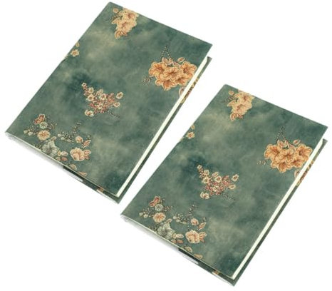 HOMSFOU 2stücke Buchumschlag Aus Stoff Wiederverwendbar Schutz Für Notizbuch Tagebuch Planer Dehnbar Robust Für Buchliebhaber Und Studenten