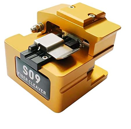 Fusionadora de Fibra Optica, AI-9 SM & MM Multilenguaje automático Fth Máquina de empalme de soldadura Fibra óptica 6 motores Core Align Fusion Splicher(Cutting knife)