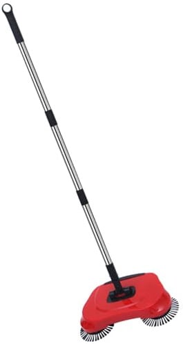 Barredora manual para alfombras, barredora no eléctrica, cepillo de limpieza para el hogar, recogedor de polvo de suelo, mango largo, quitapelos para superficies de alfombras, barredora para salas de
