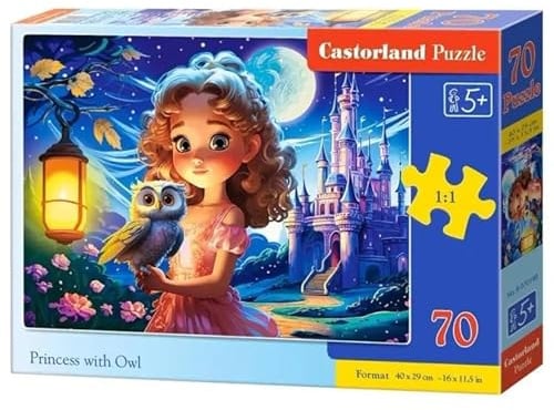 Puzzle 70 Princess with Owl CASTOR