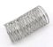 Julz Beads 60 Coils Ring Memory Wire 20mm Use For Wine Glass Ornaments (Coils Only Supplied) Silver Tone J09571XC