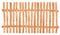 BooGardi Zaunelement Haselnuss · 144 Größen · 90 x 150 cm (5-6 cm) · Staketenzaun Bausatz für Lattenzaun/Bretterzaun · Gartenzaun Holzzaun