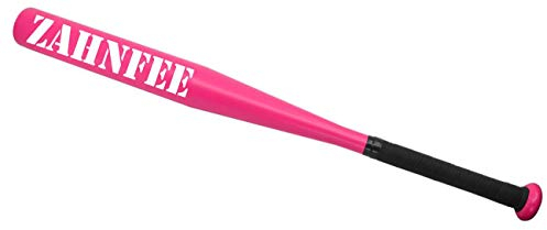 Spaß Kostet PINK Baseballschläger Aluminium Zahnfee 65 cm lang ideal zum Baseball Spielen