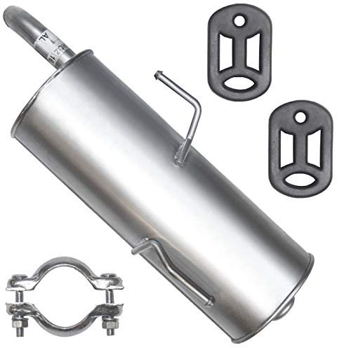 Endschalldämpfer Auspuff Endtopf für Peugeot 206 1.1i 1.4i 1.4i 16V 1.6i 16V auch 206 CC 1.6i 16V