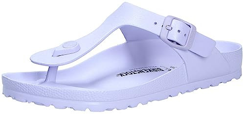Birkenstock Sandali Gizeh viola infradito in gomma taglia 35 calzata regolare
