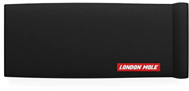 LONDON MOLE Brillenetui - Brillenetui - Brillenetui für Damen - Brillenetui für Herren - Schlankes Brillenetui - Sonnenbrillenetui - Brillentasche - Brillenbox (Mole Black)