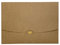 3 Briefumschläge DIN A6 Natur mit goldenem Herz veredelt - Ohne Fenster 15,4 cm x 11 cm - Kraftpapier