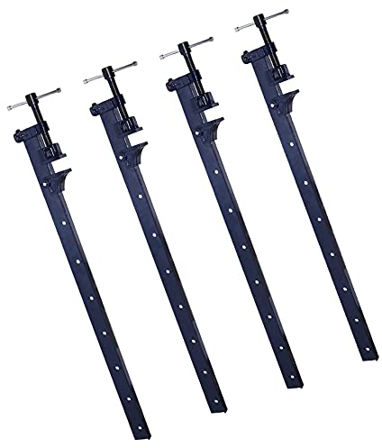 Lot de 4 Pince de Serrage Serre-joints en Fonte 900 mm