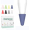 linvshi shop Silikon Schreibfeder Kappen, 8 Stück, Kompatibel mit Apple Pencil 1/2, Rutschfeste Schreibfedern, Stift Stylus iPencil Spitze Kappe - Color