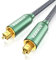 RAWAUX 3M Optisches Kabel mit 24K Vergoldete Stecker Digital Optisches Audiokabel Nylon Geflochtenes Digital Audio SPDIF Kabel auf Toslink Kabel für Soundbar, TV, Heimkino, PS4, DVD