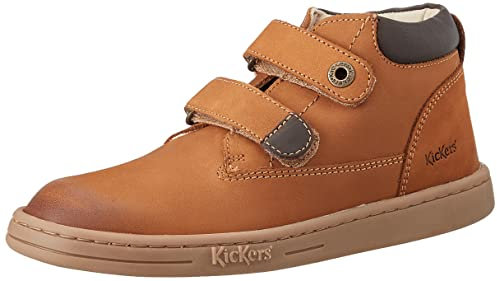 Kickers Tackeasy, Scarpe con Lacci, Cammello Marrone, 31 EU