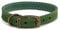 Ancol Timberwolf Premium Leather Dog Collar - Comfortable Durable Pet Training Accessory - Green Bridle Leather - Soft Supple Waterproof Treated - 35-43cm Size 4