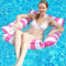 Luftmatratze Pool, 4-in-1 Wasserhängematte, Luftmatratze Wasser, Wasserhängematte mit Netz, Pool Matratze, Tanning Pool Luftmatratze, Wasser Hängematte, Pool Zubehör, Pool Spielzeug Erwachsene